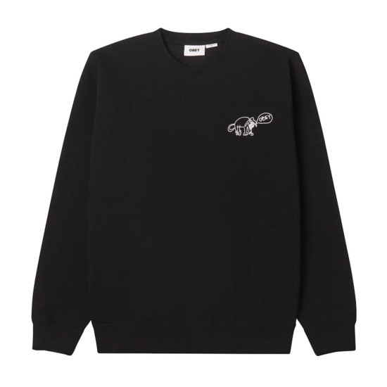 Obey Ανδρικό φούτερ Dog Doodle Crew Fleece